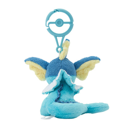 Pokemon Center Vaporeon Plush Mascot Keychain with Carabiner Japan Edition- Japan Figure Store - #1 Bring To You The Best Japanese Goods