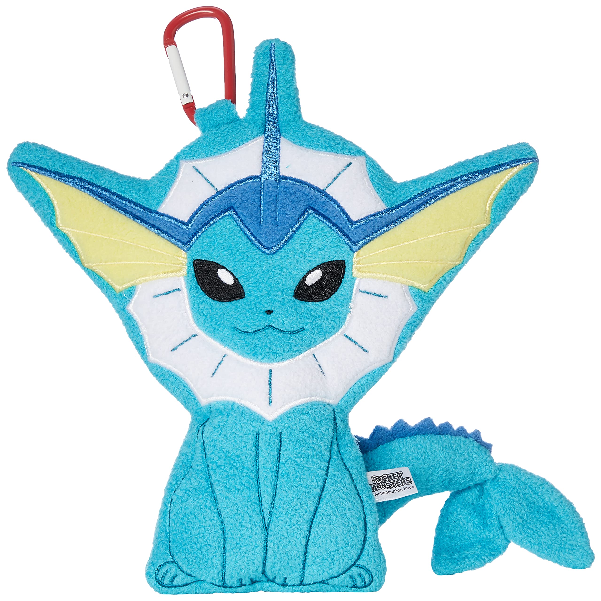 Sanei Boeki Pokemon Vaporeon Flat Fluffy Pouch - Soft and Adorable Storage- Japan Figure Store - #1 Bring To You The Best Japanese Goods
