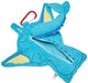 Sanei Boeki Pokemon Vaporeon Flat Fluffy Pouch - Soft and Adorable Storage- Japan Figure Store - #1 Bring To You The Best Japanese Goods