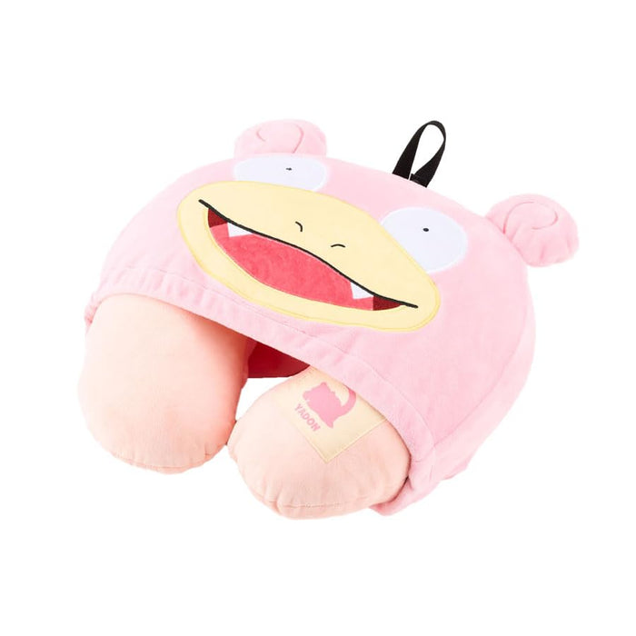 Gowell Pokemon Slowpoke Hooded Neck Pillow Japan Official Travel Accessory- Japan Figure Store - #1 Bring To You The Best Japanese Goods