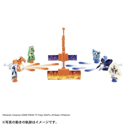 Pokemon Ultimate Match 11 Charizard Vs Sawblaze Toy Battle Set- Japan Figure Store - #1 Bring To You The Best Japanese Goods
