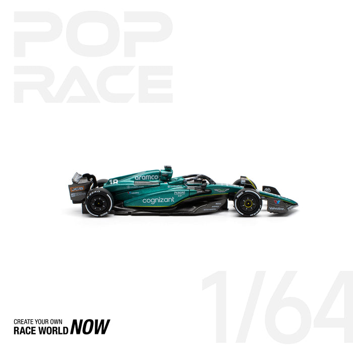 Works Poprace Aston Martin AMR23 Lance Stroll 1/64 Japan Official Model Car- Japan Figure Store - #1 Bring To You The Best Japanese Goods