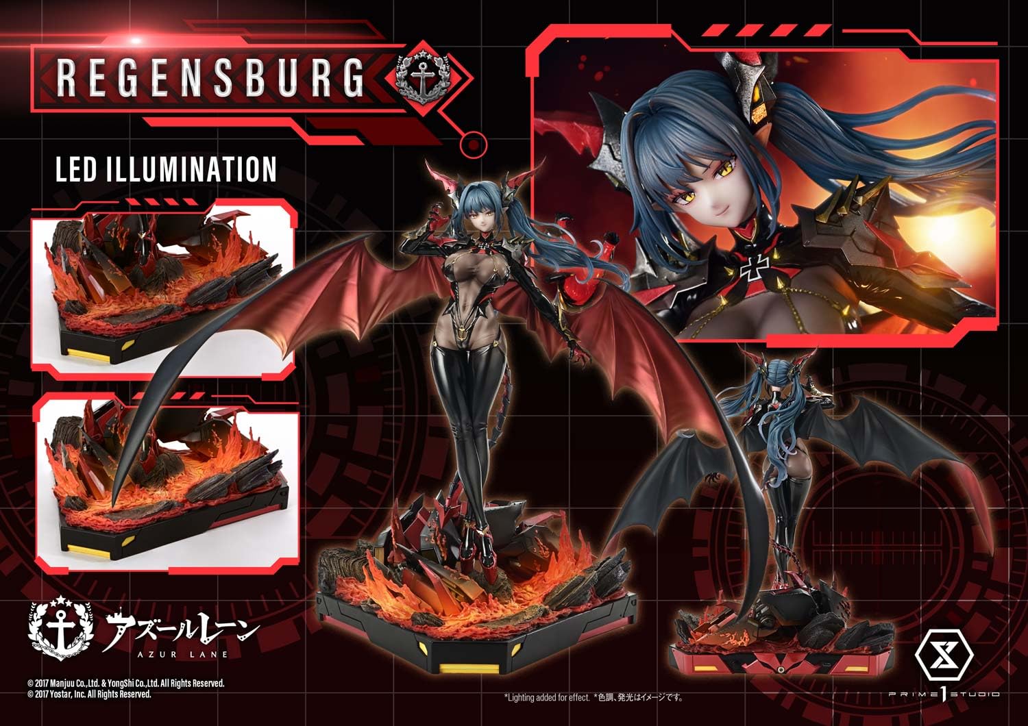 Prime 1 Studio Azur Lane Regensburg 1/6 Scale Polystone Pre-Painted Figure 410mm