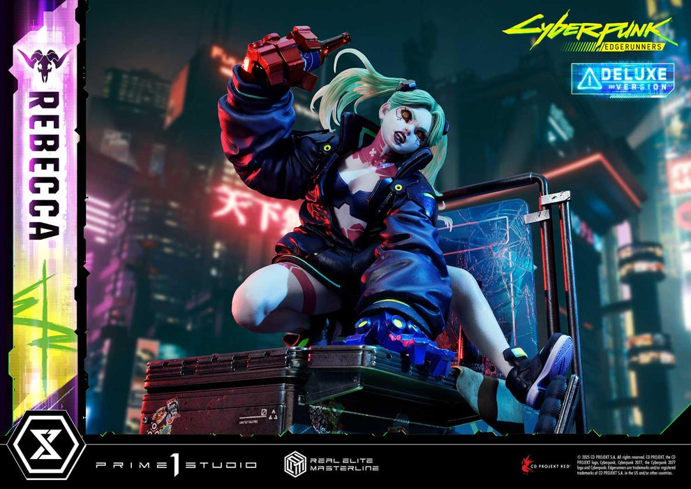 Prime 1 Studio Cyberpunk Edge Runners Rebecca 1/4 Scale Figure 640mm Dx Edition