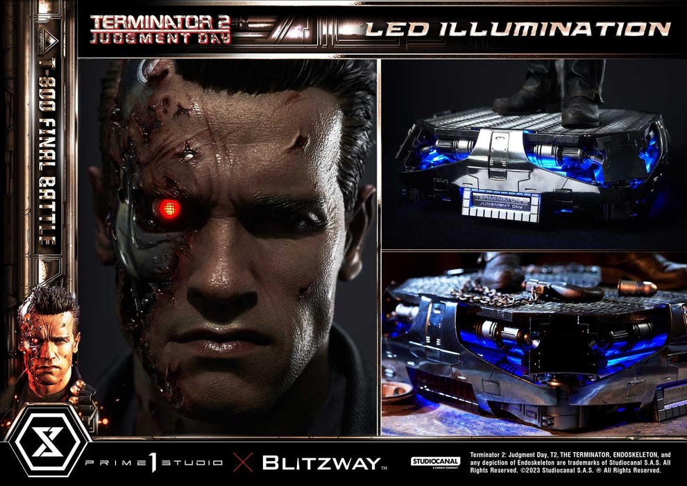 Prime 1 Studio T-800 Final Battle 1/3 Scale Figure 74.7cm Terminator 2 Model