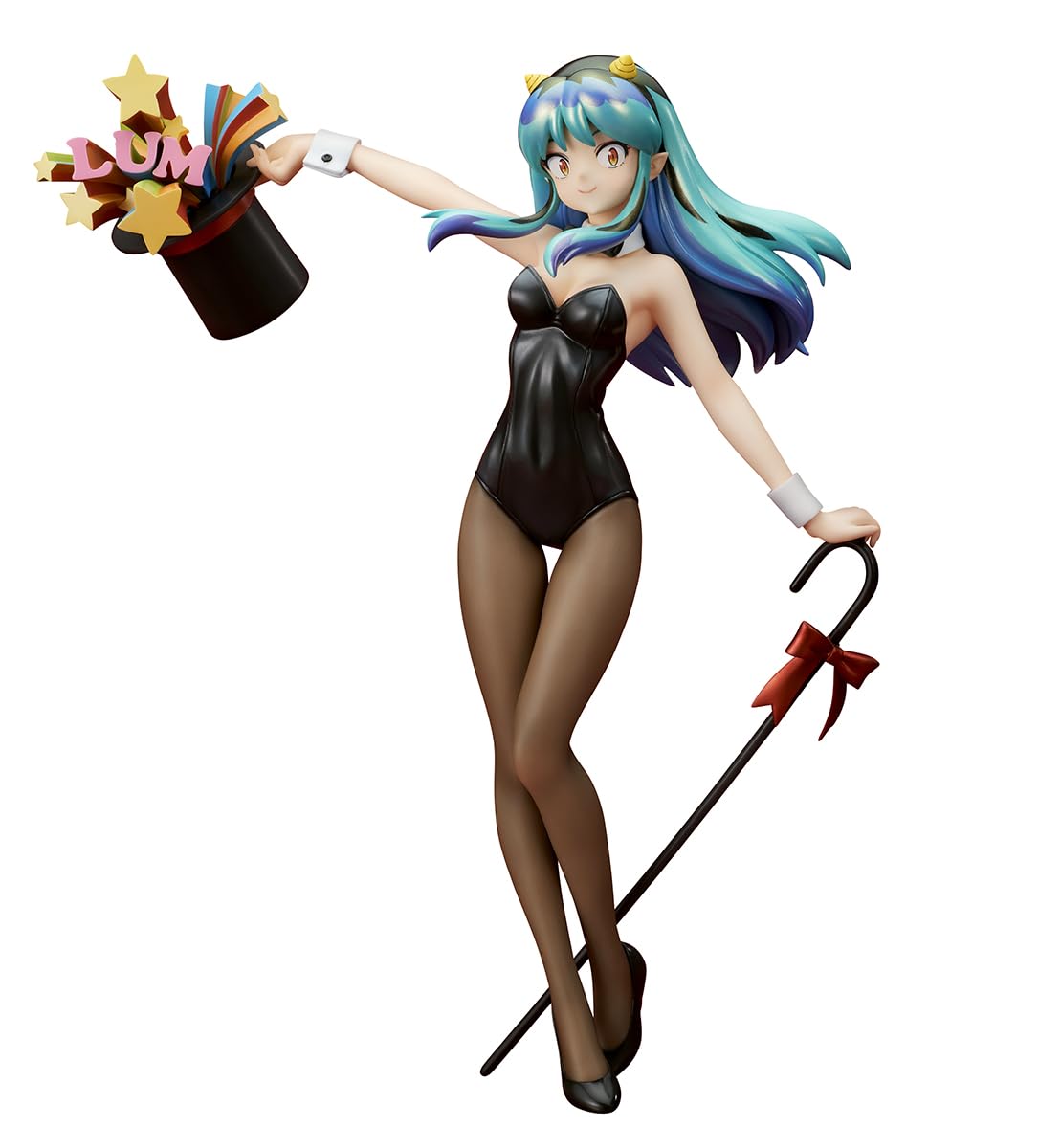 Figurine Quesq Lum Bunny Girl 1/7ème échelle en PVC pré-peint, tirée de Urusei Yatsura.