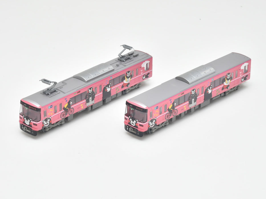 Tomytec Railway Collection: Kumamon Kumamoto Railway 03 Type 2 Car Set- Japan Figure Store - #1 Bring To You The Best Japanese Goods