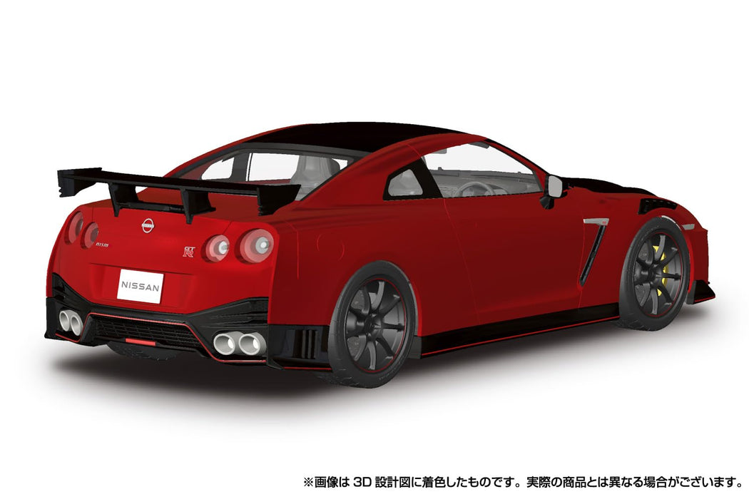 Aoshima Rakupla Snap Car 02-Vr R35 Nissan GT-R Nismo 2022 Vibrant Red Model- Japan Figure Store - #1 Bring To You The Best Japanese Goods