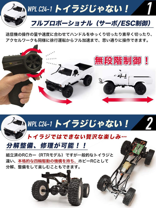 Raywood 1/16 Scale 4WD RC Car with Battery - Authentic Rock Crawler- Japan Figure Store - #1 Bring To You The Best Japanese Goods