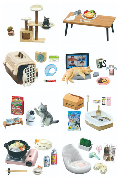 Re-Ment Nekoda-San Daily Life PVC Miniature 1Box 115x70x50mm