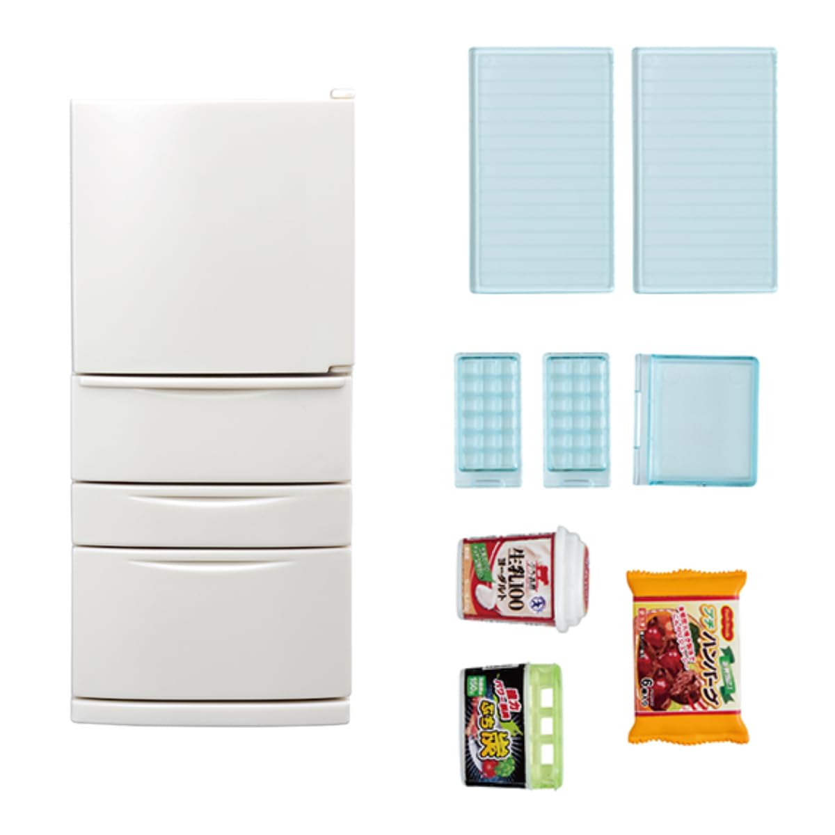 Re-Ment Petit Sample Series Refrigerator H200 X W90 X D7.5Mm- Japan Figure Store - #1 Bring To You The Best Japanese Goods