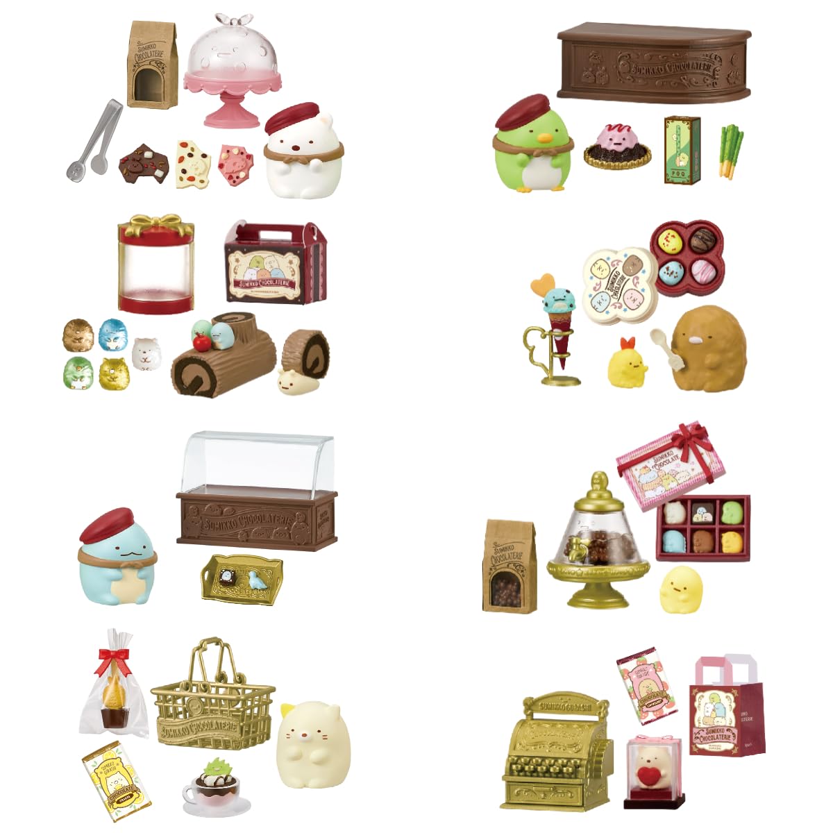 Re-Ment San-X Sumikko Gurashi Chocolaterie Boîte H115 X L70 X P50mm PVC ABS