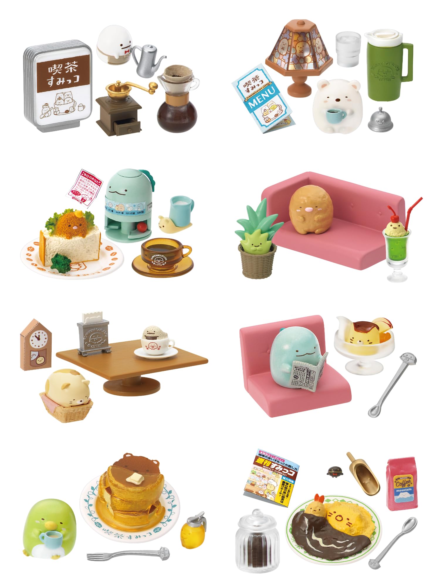 Re-Ment San-X Sumikkogurashi Cafe Sumikko Boîte PVC Jouet 115x70x40mm