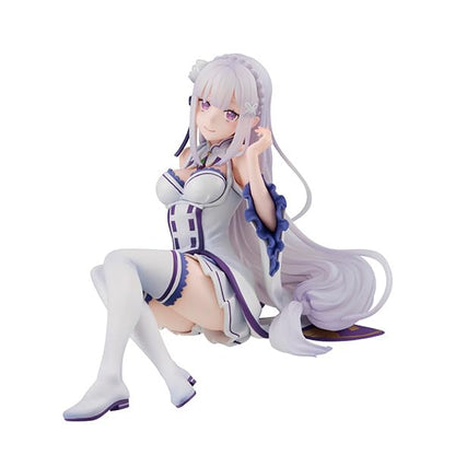 Megahouse Re:Zero Emilia Figure - Melty Princess Tenohira Edition- Japan Figure Store - #1 Bring To You The Best Japanese Goods