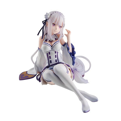Megahouse Re:Zero Emilia Figure - Melty Princess Tenohira Edition- Japan Figure Store - #1 Bring To You The Best Japanese Goods