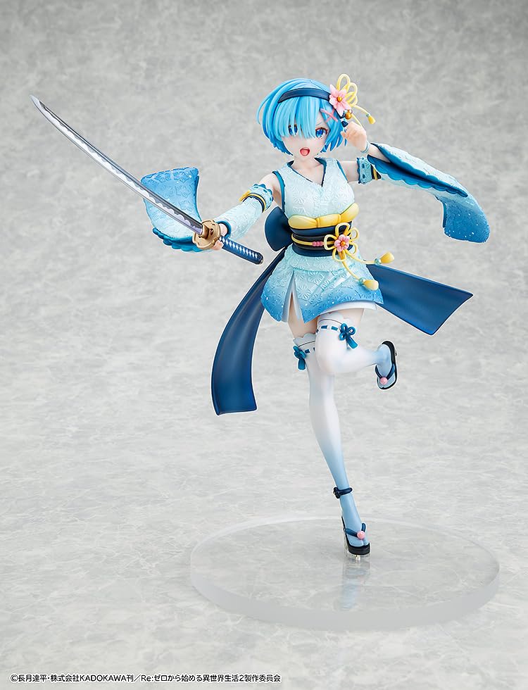 Kadokawa Re:Zero Rem Combat Outfit Ver - Anime Figure Collectible- Japan Figure Store - #1 Bring To You The Best Japanese Goods