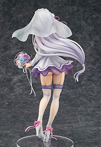 Phat Company ReZero Emilia Wedding Ver 1/7 Scale ABS PVC Prepainted Figure
