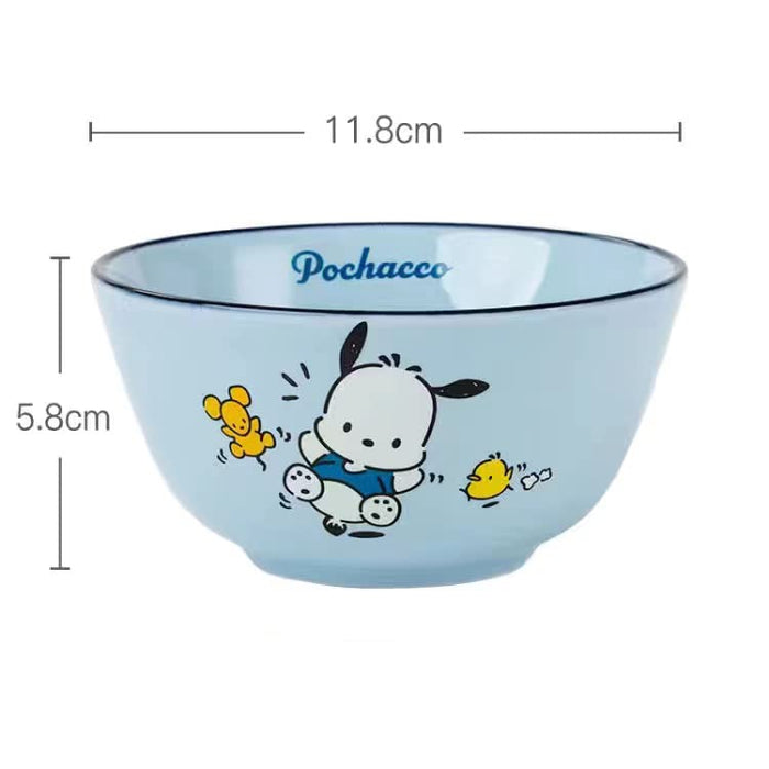 Hello Kitty Rice Bowl by Bzerk - Cute Pink Porcelain Tableware Dishwasher Safe- Japan Figure Store - #1 Bring To You The Best Japanese Goods
