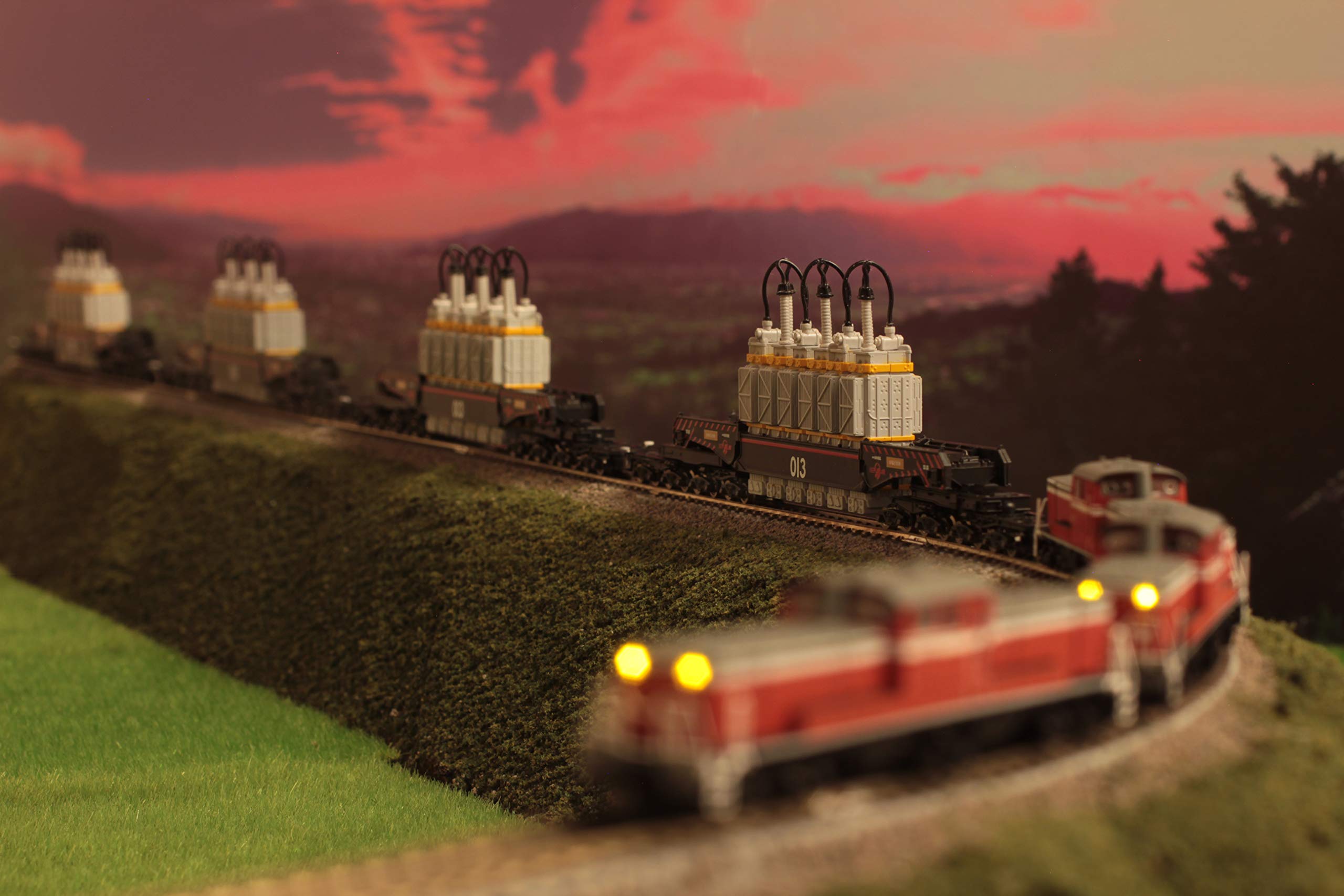 Rokuhan Z Gauge Nerv Railway Shimofutagoyama 2-Car Set DD51 Shiki880 Diesel Locomotive Model- Japan Figure Store - #1 Bring To You The Best Japanese Goods