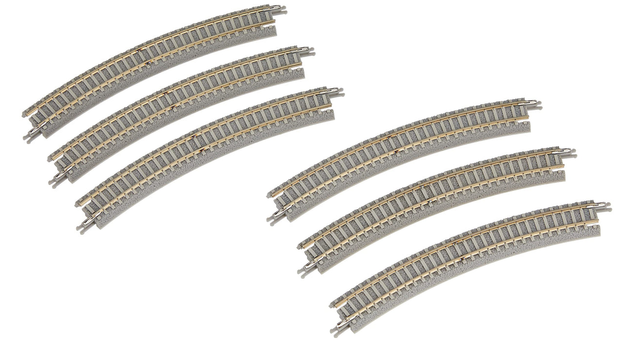 Rokuhan Z Gauge R067 6-Piece Canted Rail R220-30° - Rokuhan Track- Japan Figure Store - #1 Bring To You The Best Japanese Goods