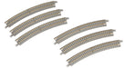 Rokuhan Z Gauge R067 6-Piece Canted Rail R220-30° - Rokuhan Track- Japan Figure Store - #1 Bring To You The Best Japanese Goods