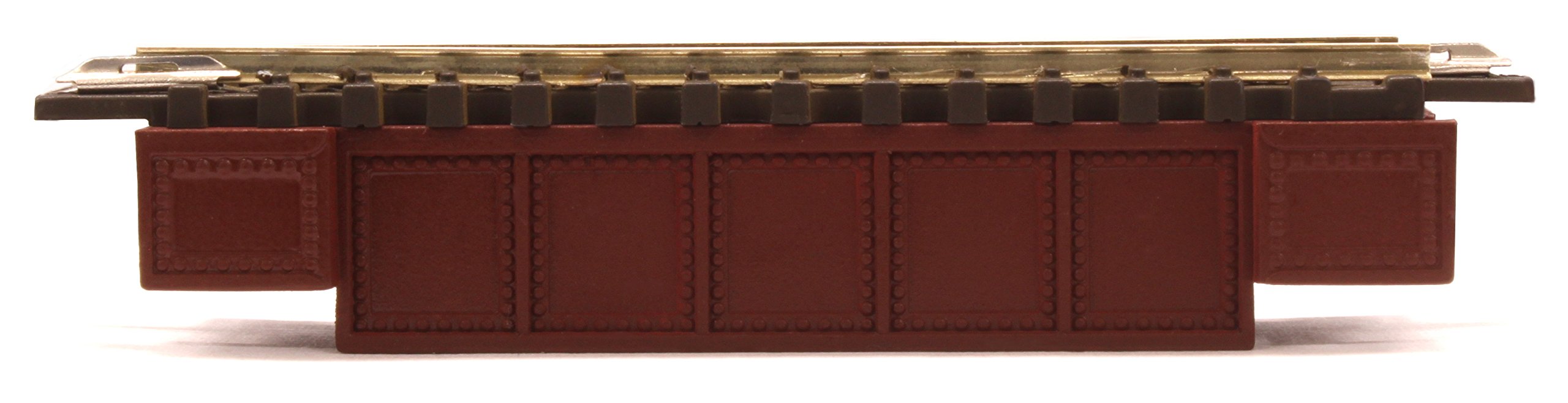 Rokuhan Z Gauge R085 Short Deck Girder Bridge Maroon- Japan Figure Store - #1 Bring To You The Best Japanese Goods
