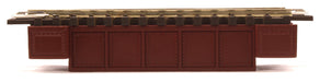 Rokuhan Z Gauge R085 Short Deck Girder Bridge Maroon- Japan Figure Store - #1 Bring To You The Best Japanese Goods