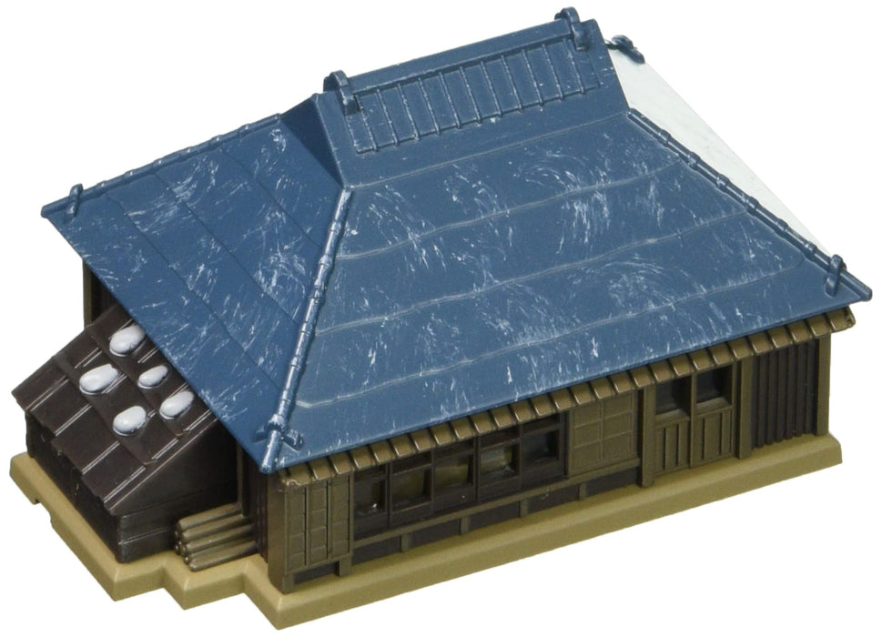 Rokuhan Z Gauge S025-2 Navy Blue Tin Roof Farmhouse Model- Japan Figure Store - #1 Bring To You The Best Japanese Goods