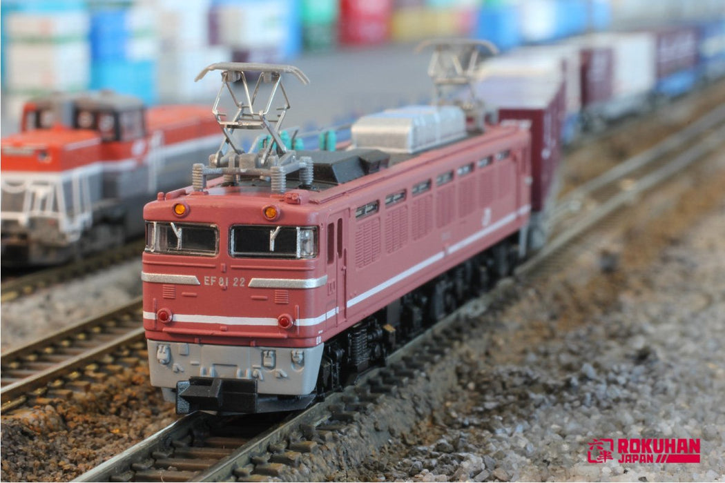 Rokuhan Z Gauge EF81 Early-Model Electric Freight Locomotive in Original Color- Japan Figure Store - #1 Bring To You The Best Japanese Goods