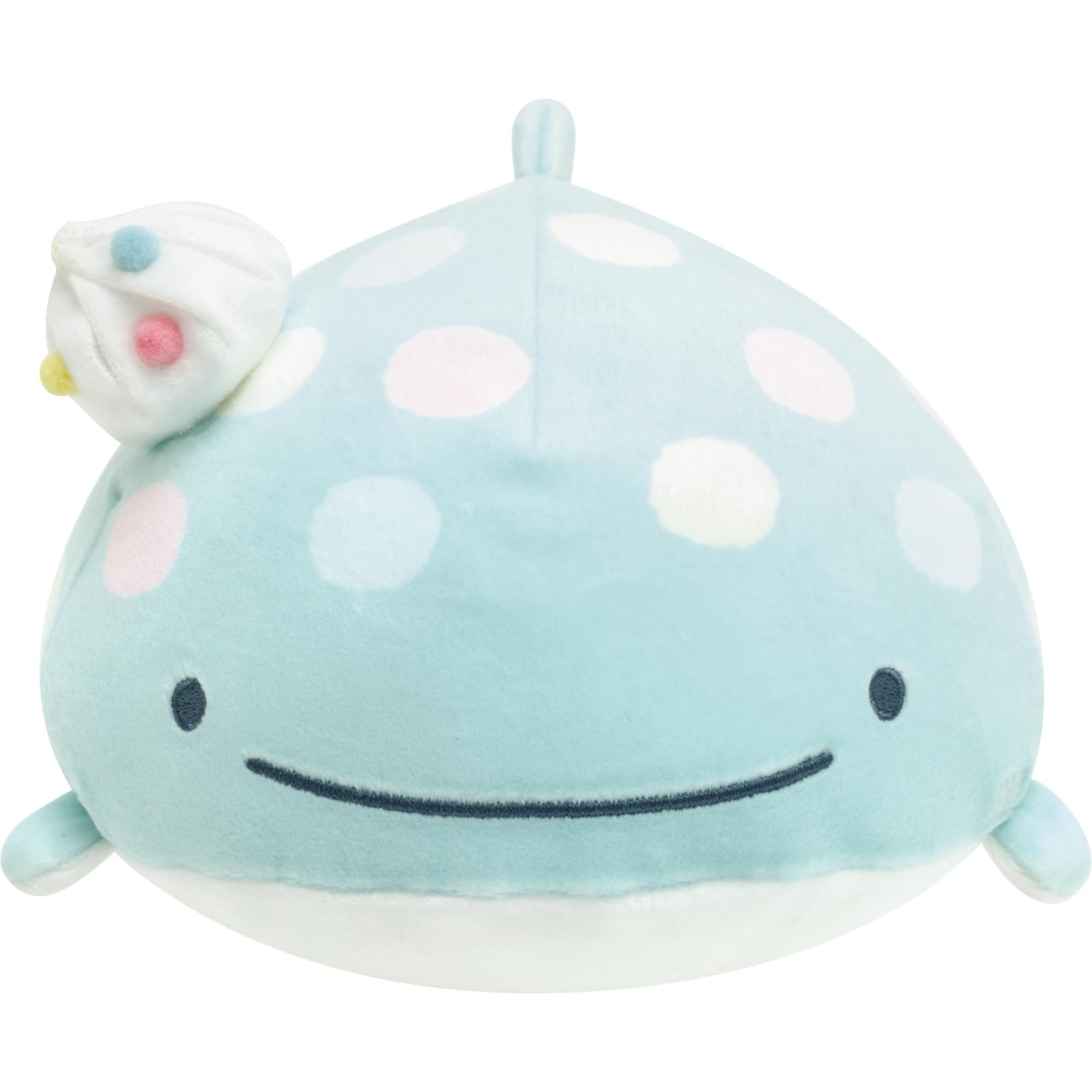 San-X Jinbei-San Super Mochimochi Round Plush Toy Small Size Mo56401- Japan Figure Store - #1 Bring To You The Best Japanese Goods