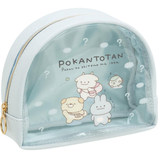 San-X Pokantotan Clear Pouch Ca51001 | Durable Stylish and Compact- Japan Figure Store - #1 Bring To You The Best Japanese Goods