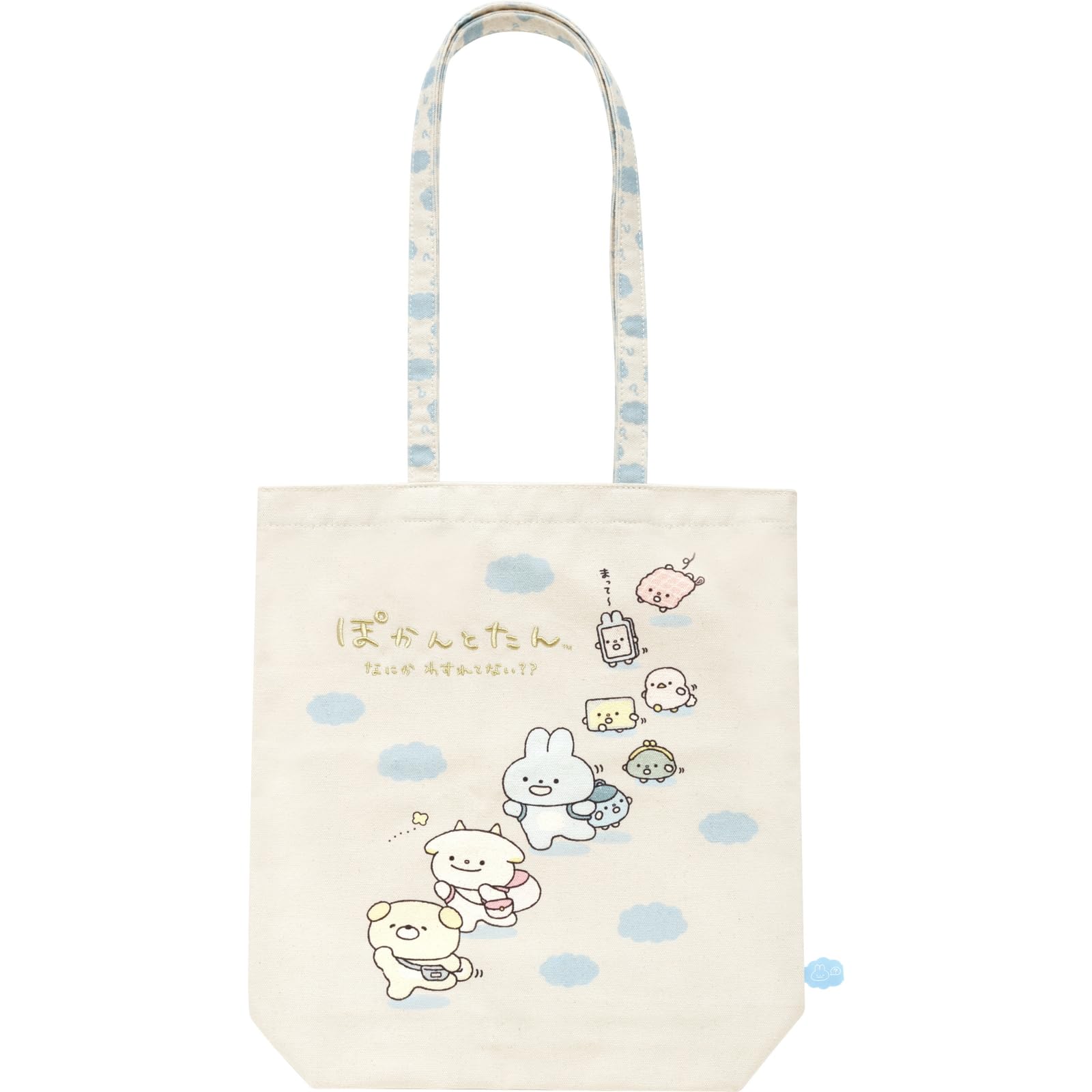 San-X Pokantotan Ca51101 Tote Bag - Stylish and Durable Shopping Tote- Japan Figure Store - #1 Bring To You The Best Japanese Goods