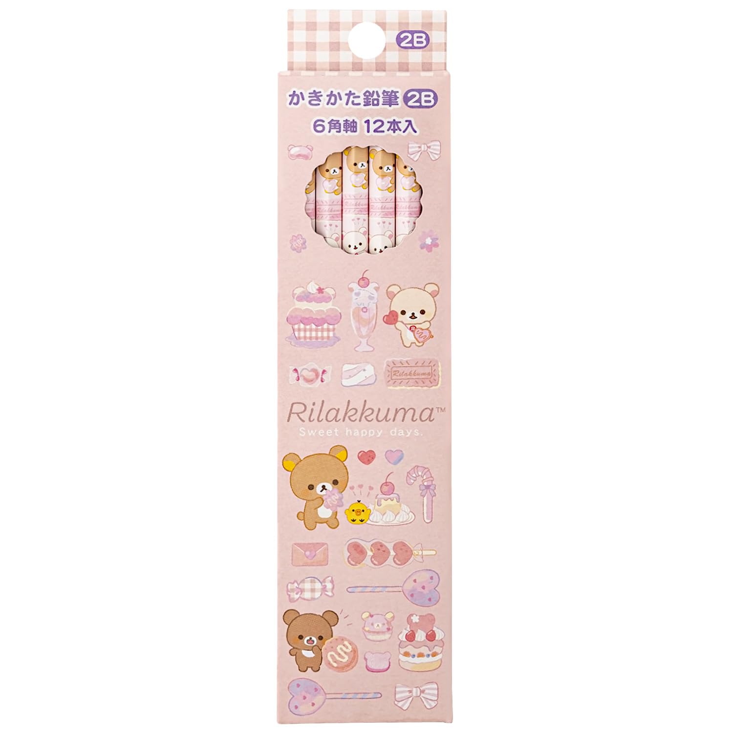San-X Rilakkuma 2B Drawing Pencils - 1 Dozen Pack- Japan Figure Store - #1 Bring To You The Best Japanese Goods