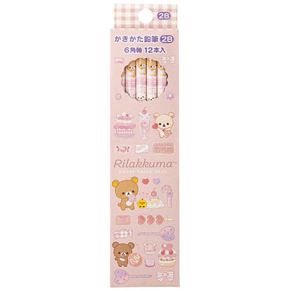 San-X Rilakkuma 2B Drawing Pencils - 1 Dozen Pack- Japan Figure Store - #1 Bring To You The Best Japanese Goods