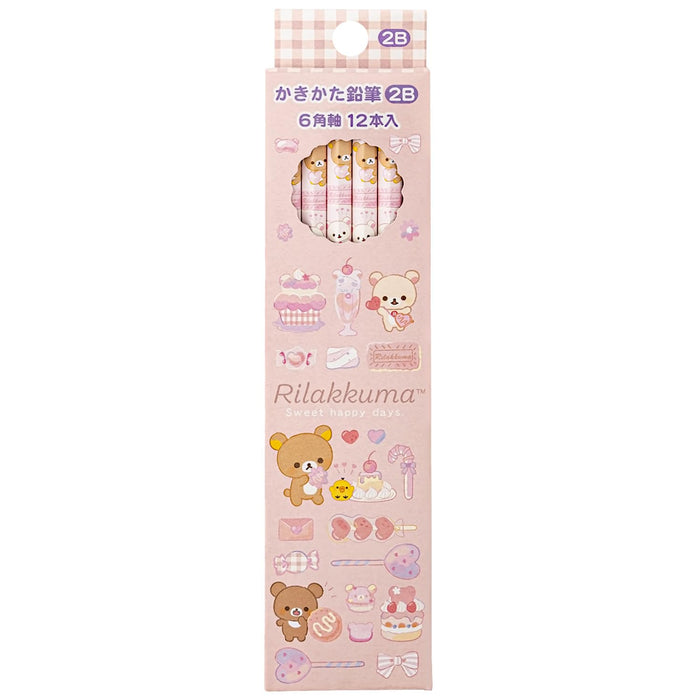 San-X Rilakkuma 2B Drawing Pencils - 1 Dozen Pack- Japan Figure Store - #1 Bring To You The Best Japanese Goods