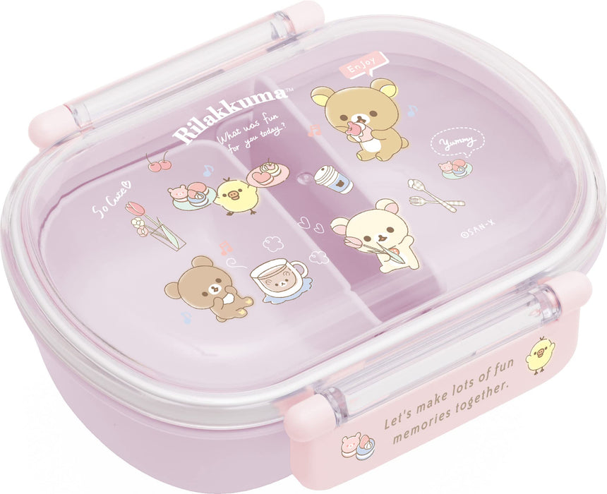 San-X Rilakkuma Lunch Market Fluffy Tight Lunch Box Ka17801- Japan Figure Store - #1 Bring To You The Best Japanese Goods