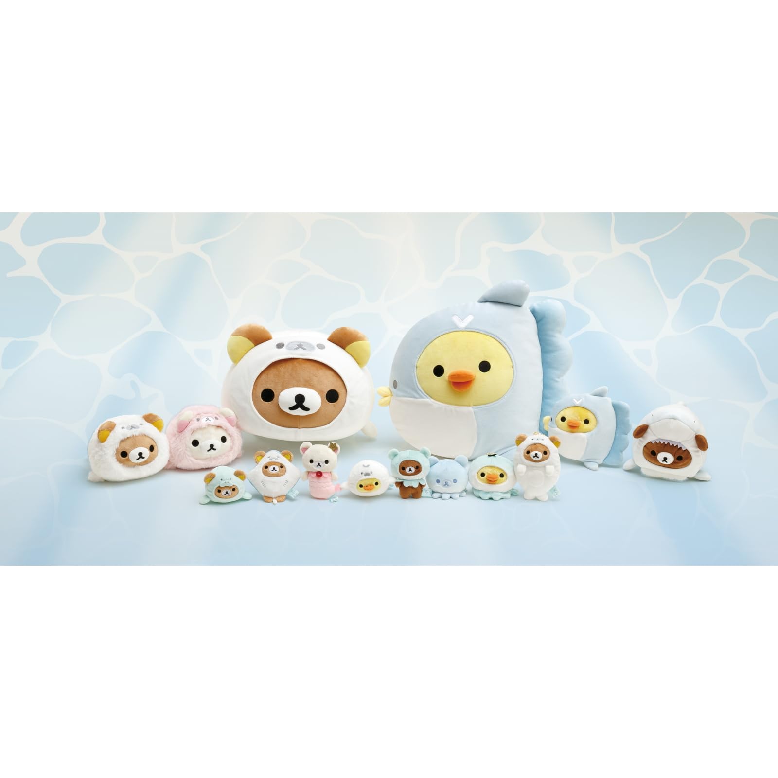 San-X Rilakkuma Medium Plush Toy Seal Design Mo58901- Japan Figure Store - #1 Bring To You The Best Japanese Goods
