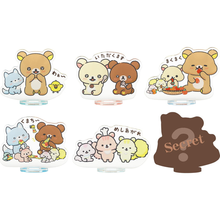 San-X Rilakkuma Acrylic Stand Collection 6 Types H8 x W8.5cm Sold Individually- Japan Figure Store - #1 Bring To You The Best Japanese Goods
