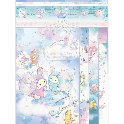 San-X Sentimental Circus Letter Set A Rainbow Over The Sky Envelopes Stationery- Japan Figure Store - #1 Bring To You The Best Japanese Goods