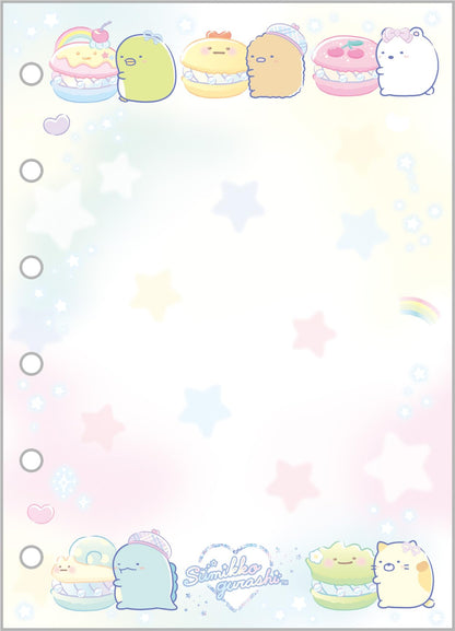 San-X Sumikko Gurashi 6-Hole Sticker Notebook Se58302 125x91x4mm- Japan Figure Store - #1 Bring To You The Best Japanese Goods