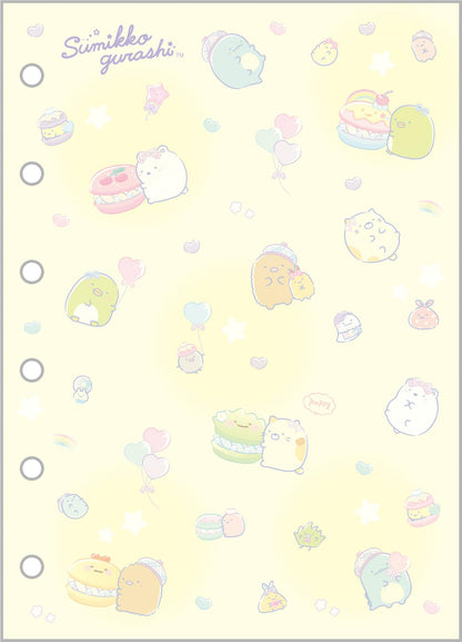 San-X Sumikko Gurashi 6-Hole Sticker Notebook Se58302 125x91x4mm- Japan Figure Store - #1 Bring To You The Best Japanese Goods
