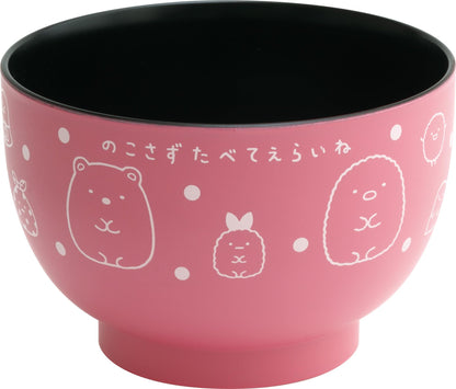 San-X Sumikko Gurashi Pink Bowl Ka11201 - Cute and Durable Kids Dish- Japan Figure Store - #1 Bring To You The Best Japanese Goods