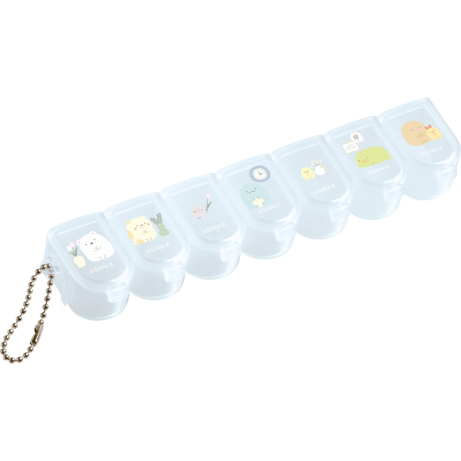 San-X Sumikko Gurashi Blue Pill Case - Character Mix Fb54403- Japan Figure Store - #1 Bring To You The Best Japanese Goods