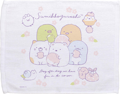 San-X Sumikko Gurashi Hand Towel Set 12cm Fruit Design Cm35402- Japan Figure Store - #1 Bring To You The Best Japanese Goods