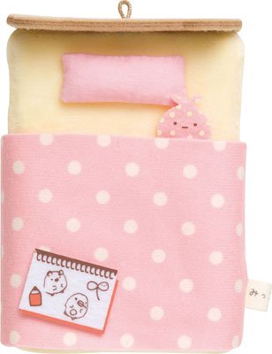 San-X Sumikko Gurashi Pink Hand-Held Plush Bed Mr71804- Japan Figure Store - #1 Bring To You The Best Japanese Goods