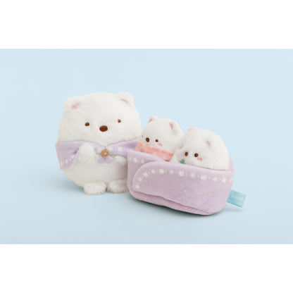 San-X Sumikko Gurashi Hand-Held Plush Toy Polar Bear's Mother Mo59201- Japan Figure Store - #1 Bring To You The Best Japanese Goods