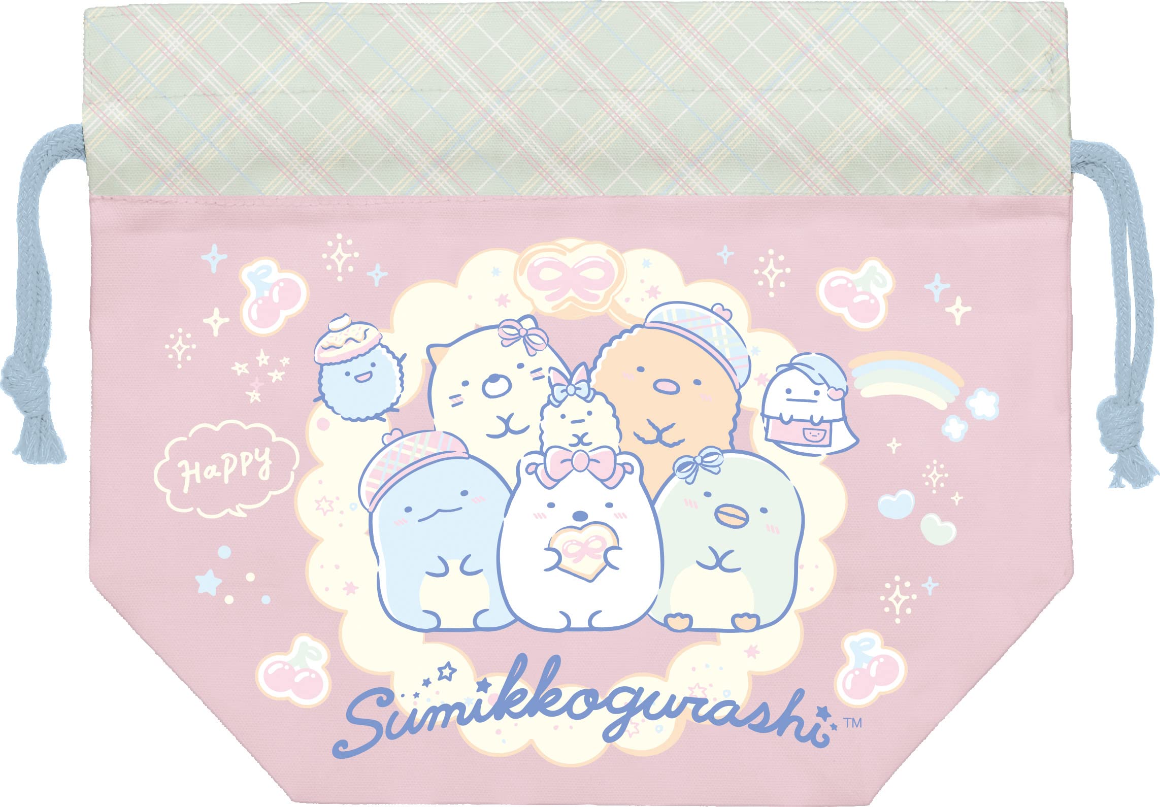 San-X Sumikko Gurashi Lunch Drawstring Bag Ca35104 – Perfect for School Lunches- Japan Figure Store - #1 Bring To You The Best Japanese Goods