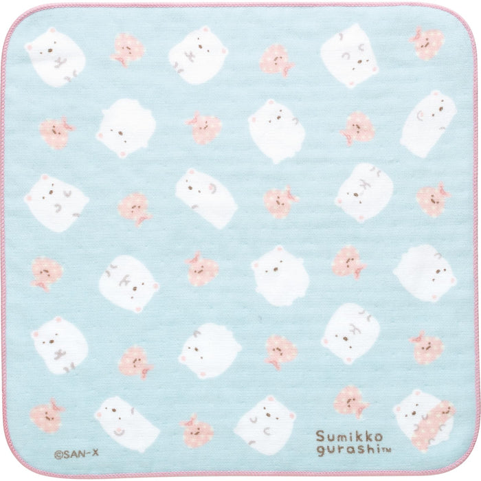 San-X Sumikko Gurashi Mini Towel Polar Bear & Furoshiki Cm46501- Japan Figure Store - #1 Bring To You The Best Japanese Goods