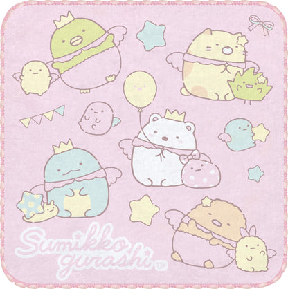 San-X Sumikko Gurashi Mini Towel Set Pack of 3 Pink Cm45302- Japan Figure Store - #1 Bring To You The Best Japanese Goods
