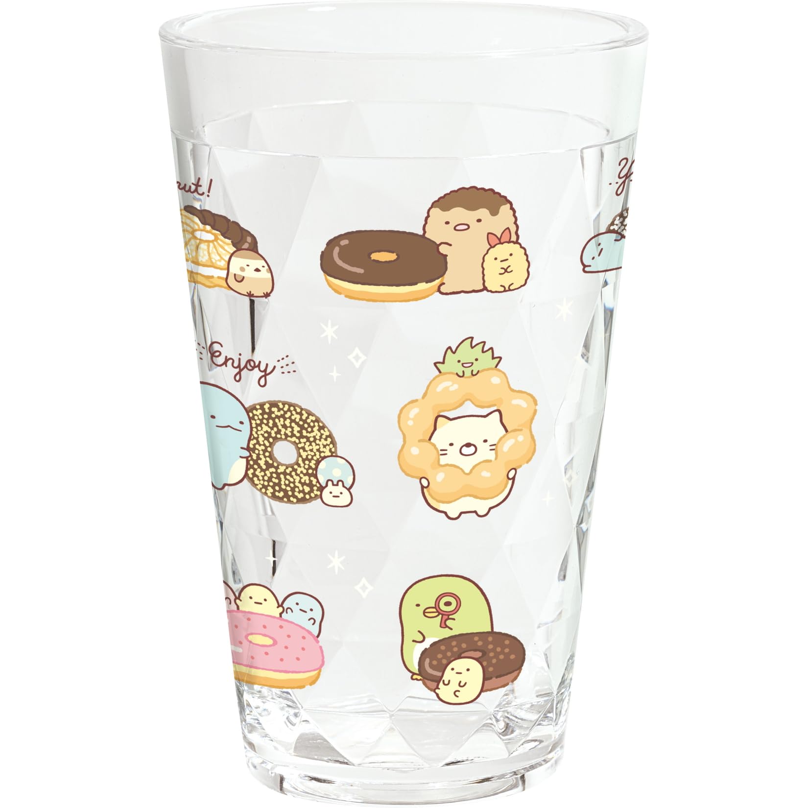 San-X Sumikko Gurashi Mister Donut Collab Acrylic Cup Ka24702- Japan Figure Store - #1 Bring To You The Best Japanese Goods